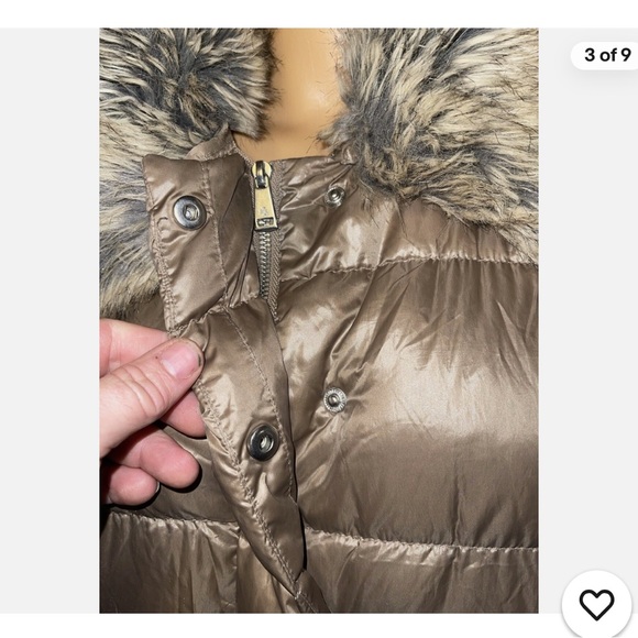 Lauren Ralph Lauren Crayfrutay truffle Down Puffer Winter Coat - Picture 4 of 7